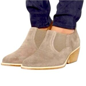 RAG & BONE Findlay Taupe Suede Ankle Boots
